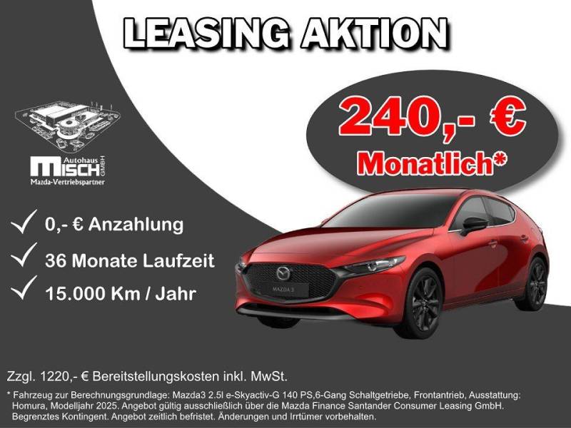 Mazda 3 2.5L e-SKYACTIV G Homura *LED*HUD*KAMERA*