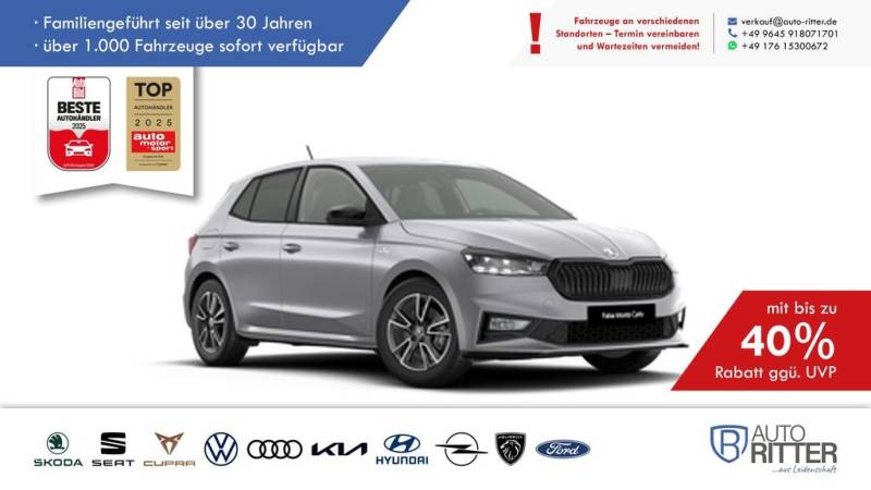 Skoda Fabia Monte Carlo Plus ACC-RFK-LED-Carplay-Kl...