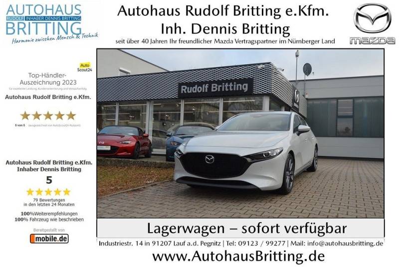 Mazda 3 Benzin 140PS 6GS Centre-Line Navi PDC SHZ