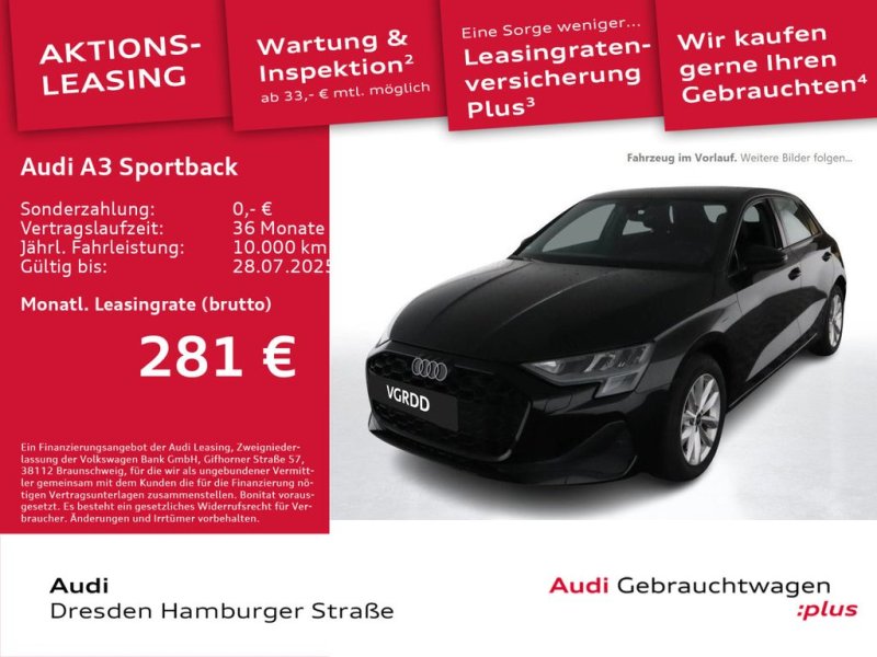 Audi A3 Sportback 30 TFSI Navi