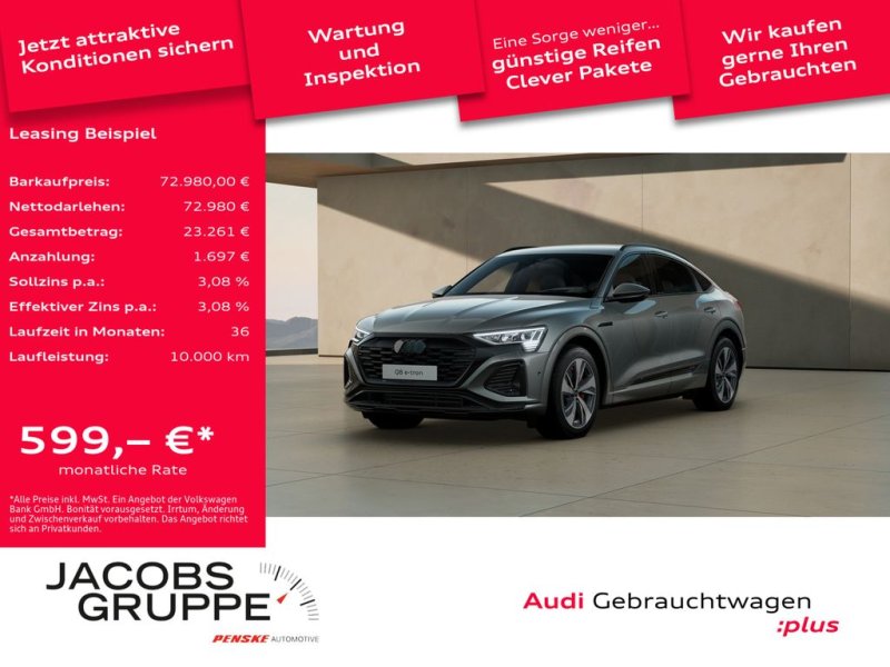 Audi Q8 Sportback 55 S line/Black+/Matrix/AHK/HuD/360