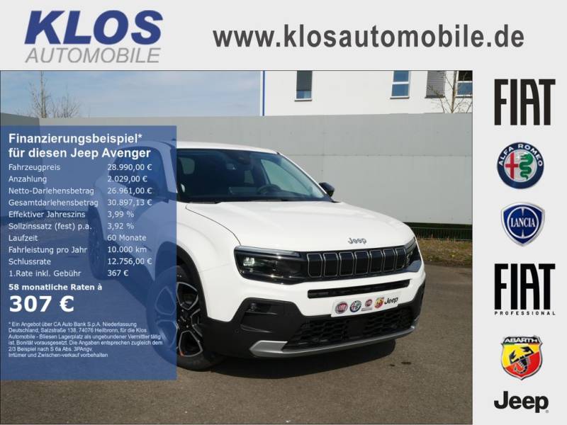 Jeep Avenger SUMMIT e-Hybrid 1.2 110 PS DCT6 NAV INFO