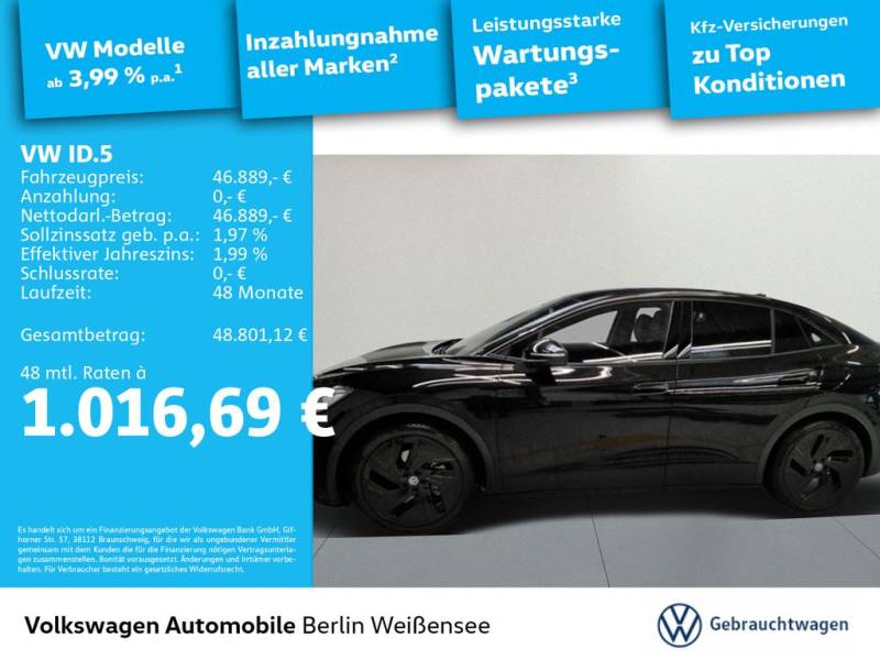 Volkswagen ID.5 GTX 4Motion *ASG*IQ.LIGHT*APP*IQ.DRIVE*NAV*