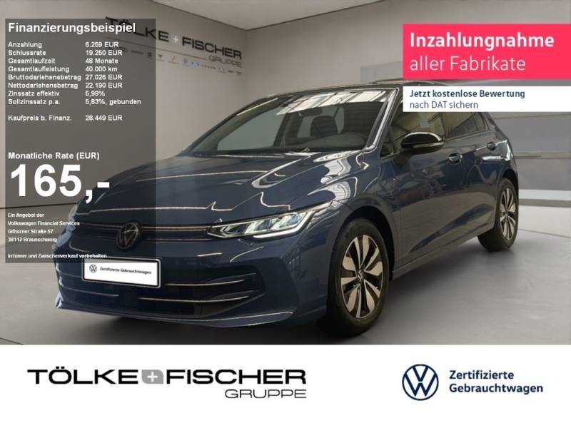 Volkswagen Golf VIII 1.5 eTSI 85 kW Goal ACC AUT Kam. Navi