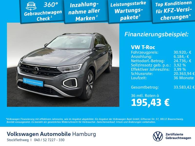 Volkswagen T-Roc 2.0 TDI Goal DSG AHK Navi ACC CarPlay LED