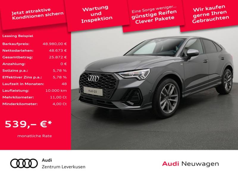 Audi Q3 Sportback TFSI S line PANO LED AHK KAM ACC