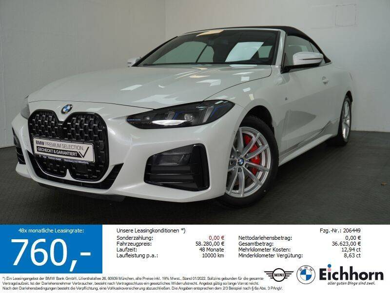 BMW 430i xDrive Cabrio M Sportpaket Pro STANDHEIZUNG