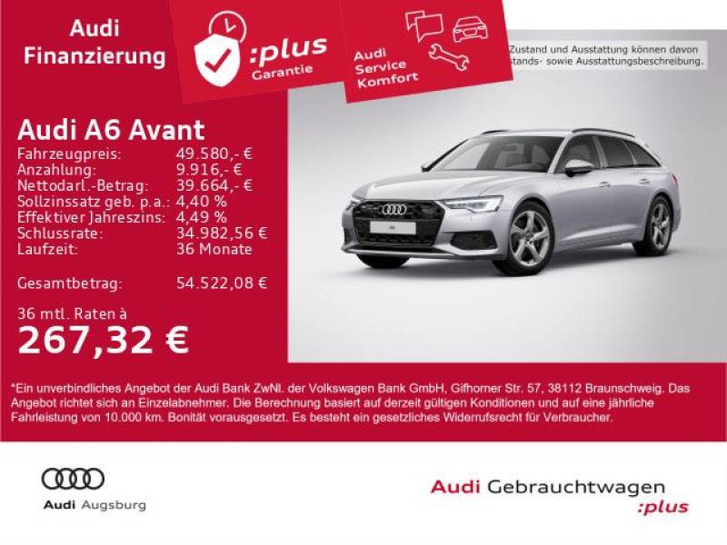 Audi A6 Avant advanced 45 TDI *ACC*AHK*MATRIX*8-fach*