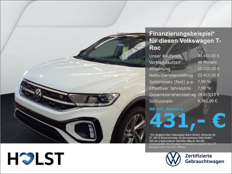 Volkswagen T-Roc 1.5TSI DSG R-Line GJR RüFaKa AHK LED