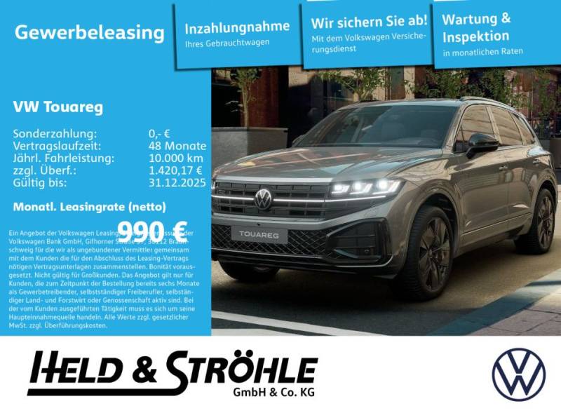 Volkswagen Touareg R-Line V6 AHK WKR PANO BLK IQ-Drive