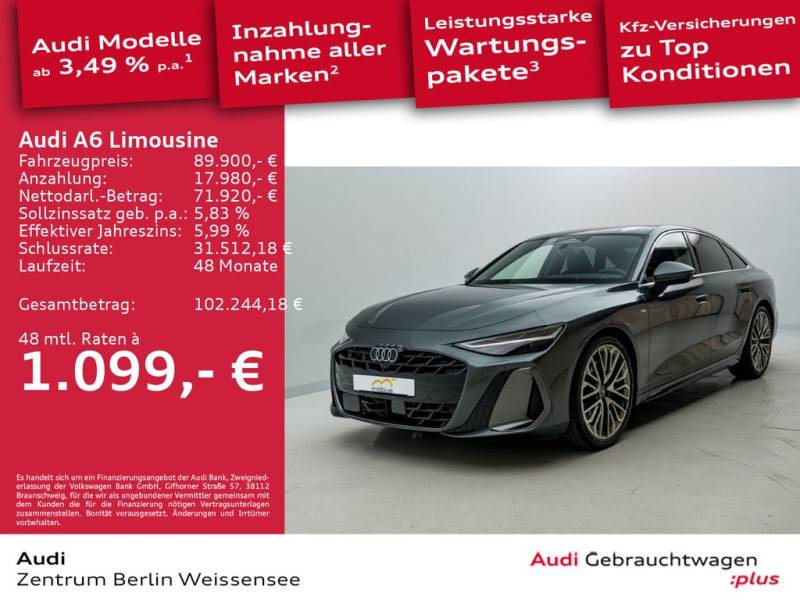 Audi A6 Limousine TFSI 270KW S-TRO*QUA*LUFT*PANO*BandO