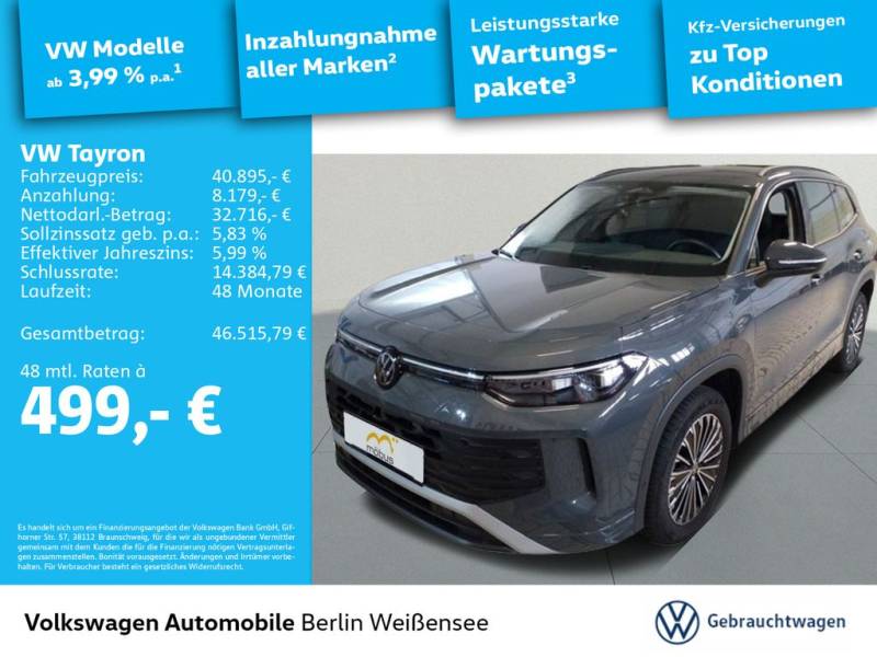 Volkswagen Tayron 1.5 eTSI Life*DSG*APP*AHK*RFK*ACC*LED*