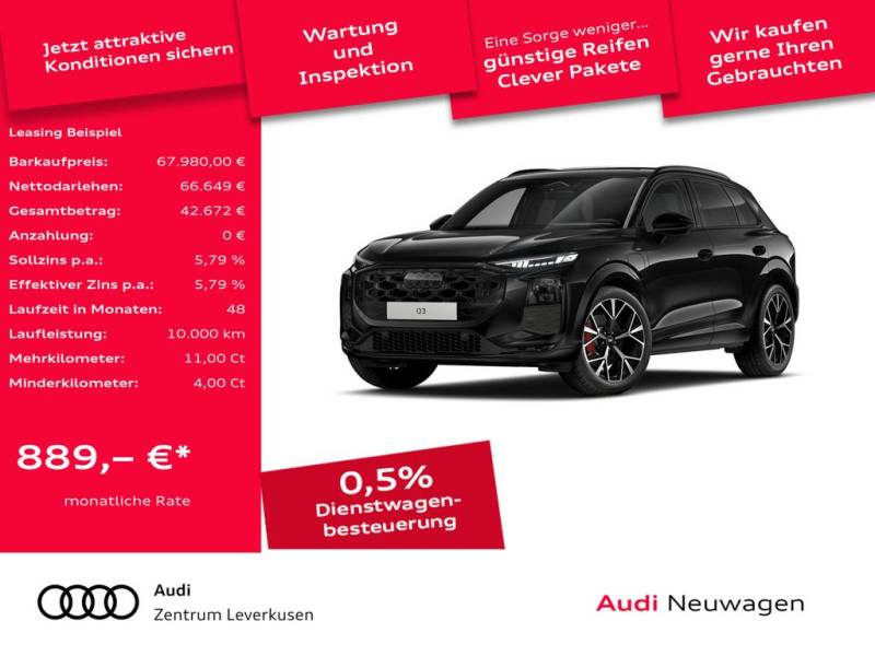 Audi Q3 e-hybrid S line SONOS PANO HUD AHK ACC MATRIX