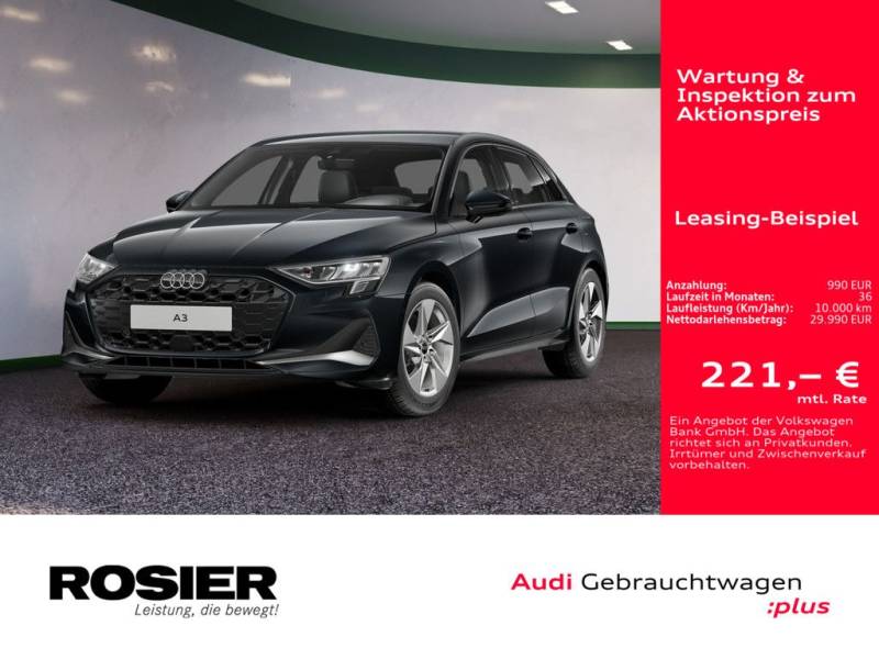 Audi A3 Sportback advanced 30 TDI AHK B+O LED NAVI BT