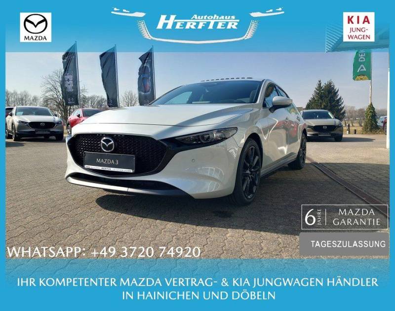 Mazda 3 *ANGEBOT TAGESZULASSUNG* EXCLUSIVE GLASSCHIEBE