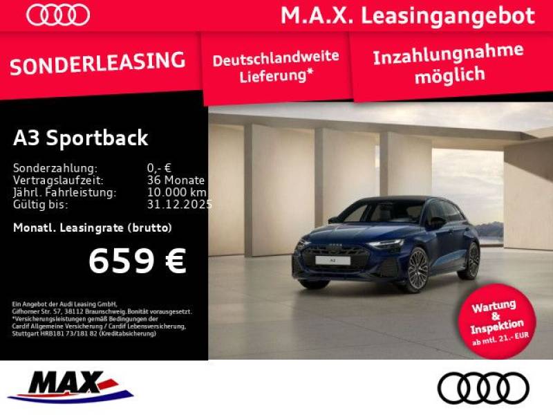 Audi A3 Sportback TDI S-LINE LED+PANO+SONOS+LM19