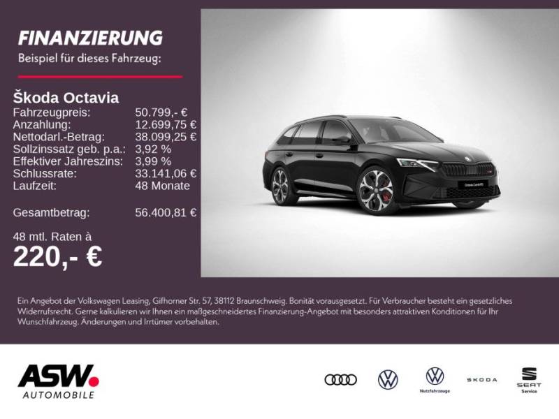 Skoda Octavia Combi RS 2,0 TSI 265PS DSG ACC 360° AHK