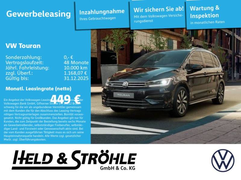 Volkswagen Touran Highline R-Line 2.0TDI DSG RFK AHK NAVI