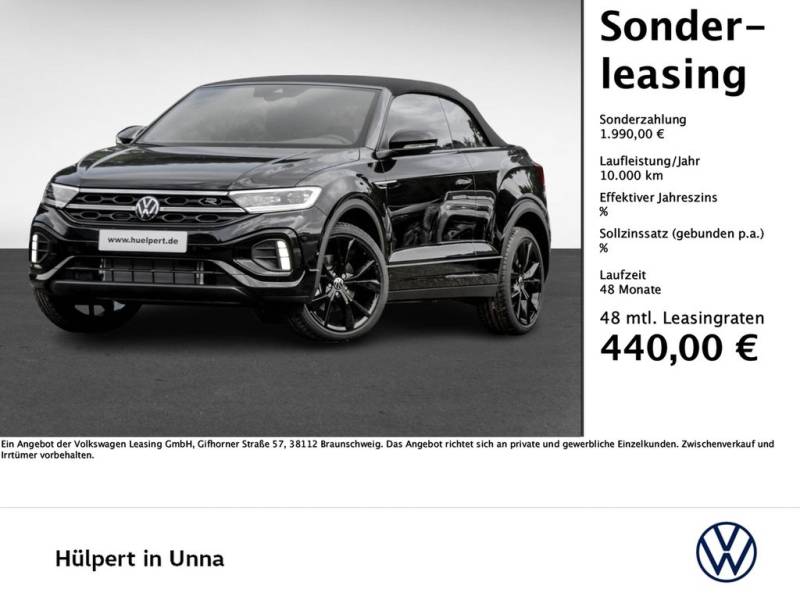 Volkswagen T-Roc Cabrio 1.5 R-LINE DSG BLACKSTYLE LEDER CAM