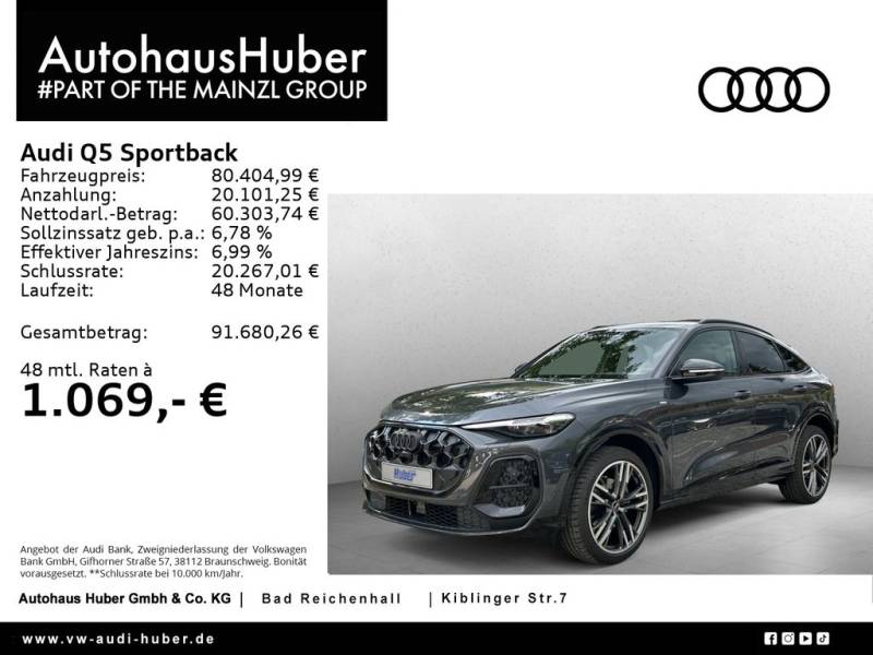 Audi Q5 Sportback TFSI quattro S tronic S line AHK
