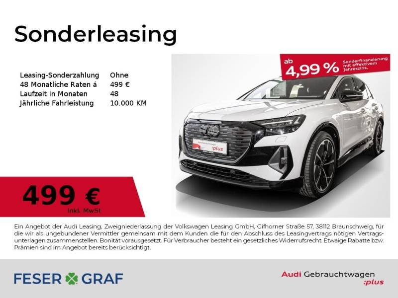 Audi Q4 45 e-tron S-line,Matrix,AZV,SONOS,Navi pro