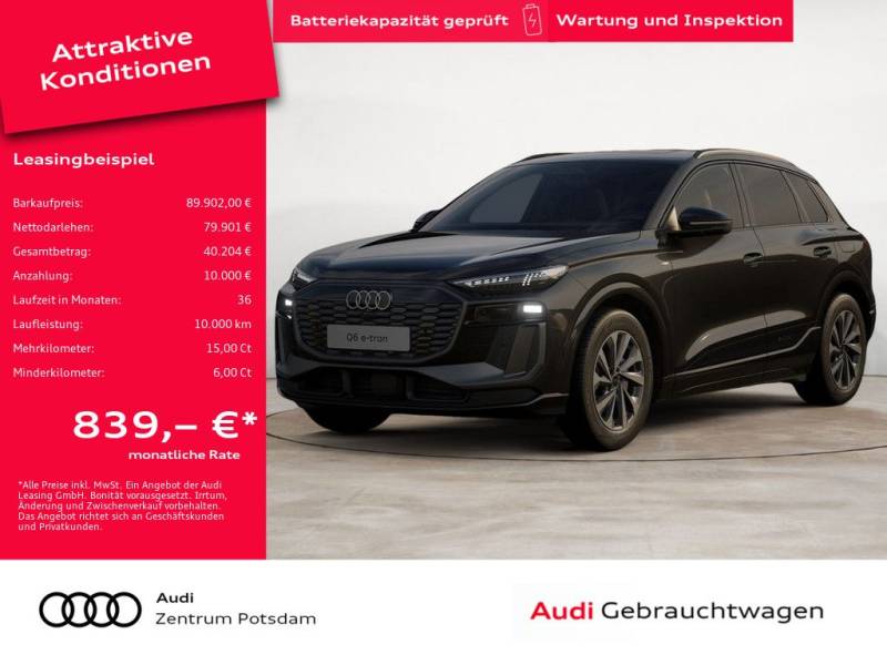 Audi Q6 SUV e-tron quattro KLIMA AHK HUD BandO PANO