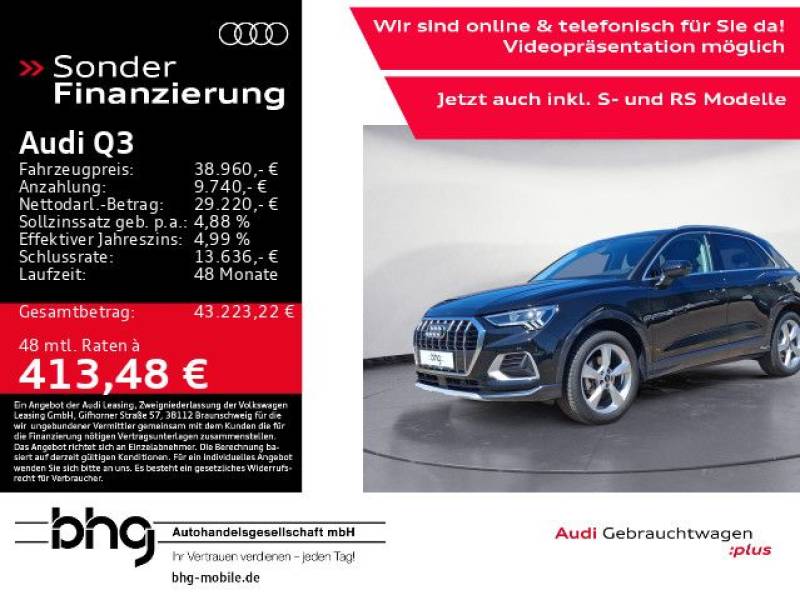 Audi Q3 35 TFSI S tronic advanced Klima Navi