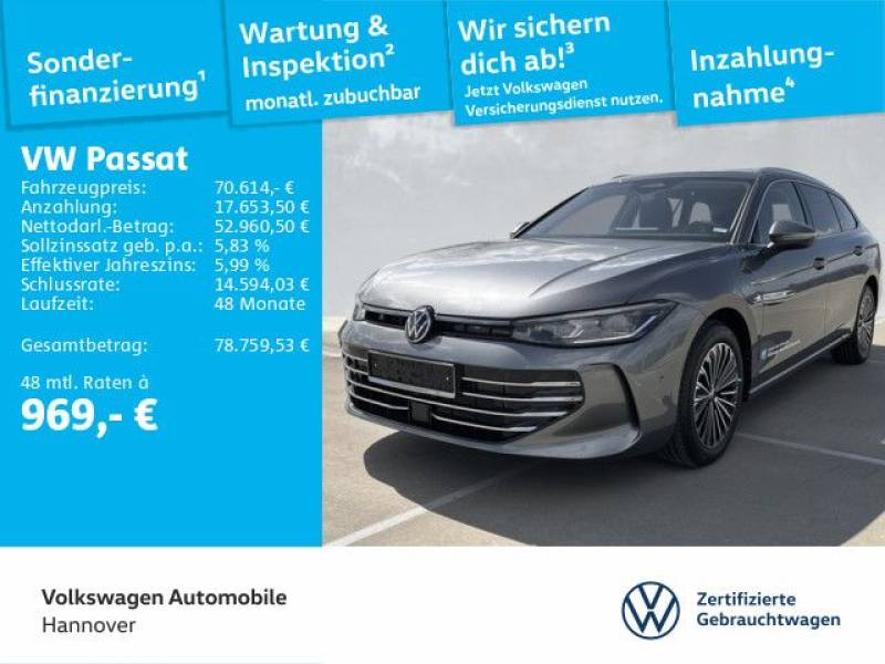 Volkswagen Passat Elegance 1.5 TSI DSG eHybrid AHK DCC Navi