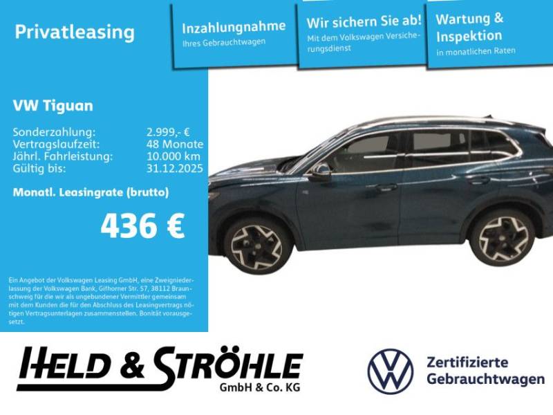 Volkswagen Tiguan R-LINE 1.5 eTSI DSG AHK HuD STANDHZG ACC