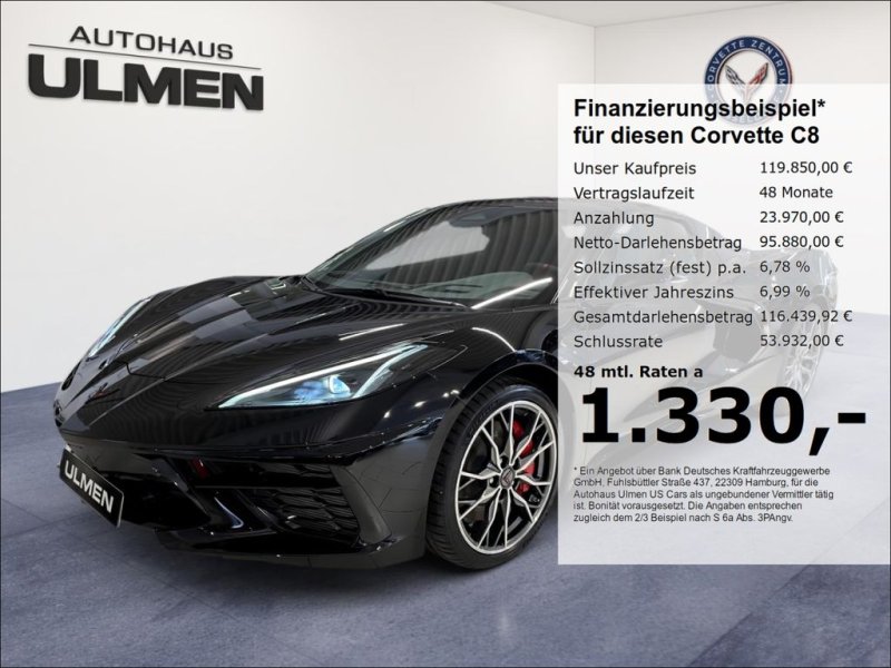 Corvette C8 Stingray 6.2 V8 3LT 2024 COC Z51 Lift Magneti