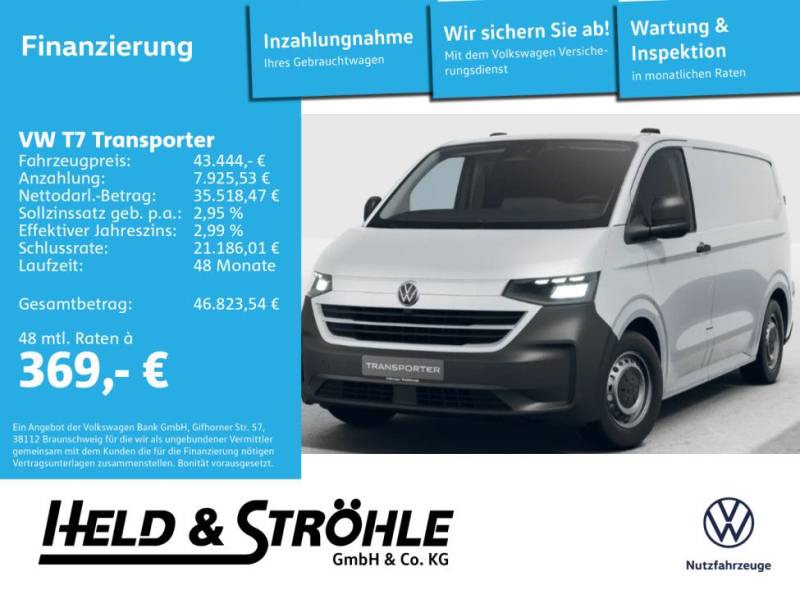 Volkswagen T7 Transporter Kasten 2.0 TDI AHK KLIMA !AKTION!