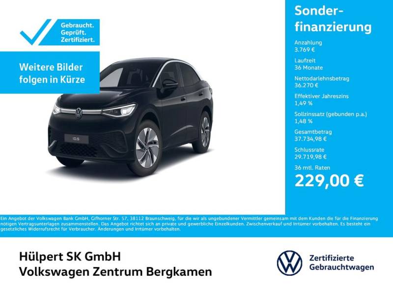 Volkswagen ID.5 PRO WÄRMEPUMPE ACC LM19 NAVI CARPLAY SITZHZ