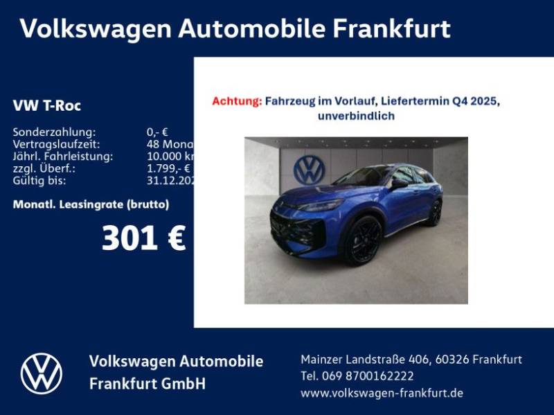 Volkswagen T-Roc Life 1.5 l eTSI OPF 85 kW (116 PS) 7-Gang-
