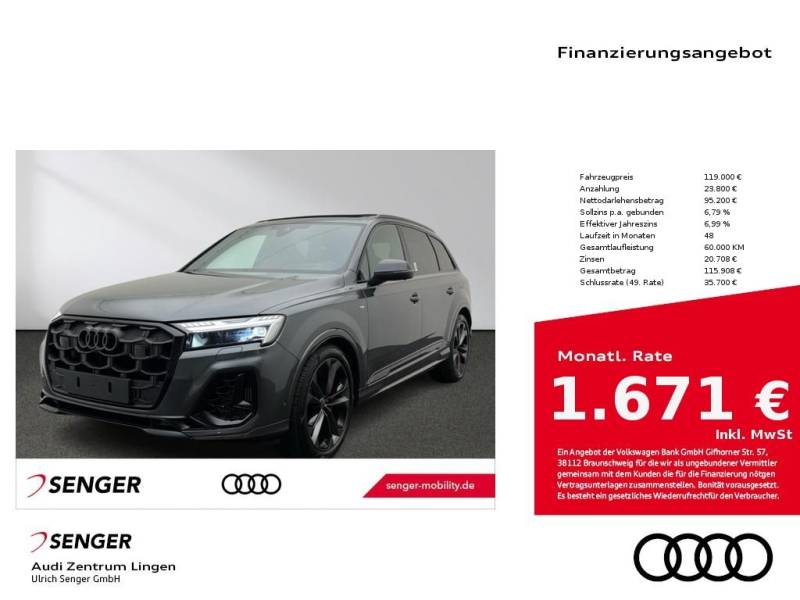 Audi Q7 SUV S line TFSI e quattro Allradlenkung Navi