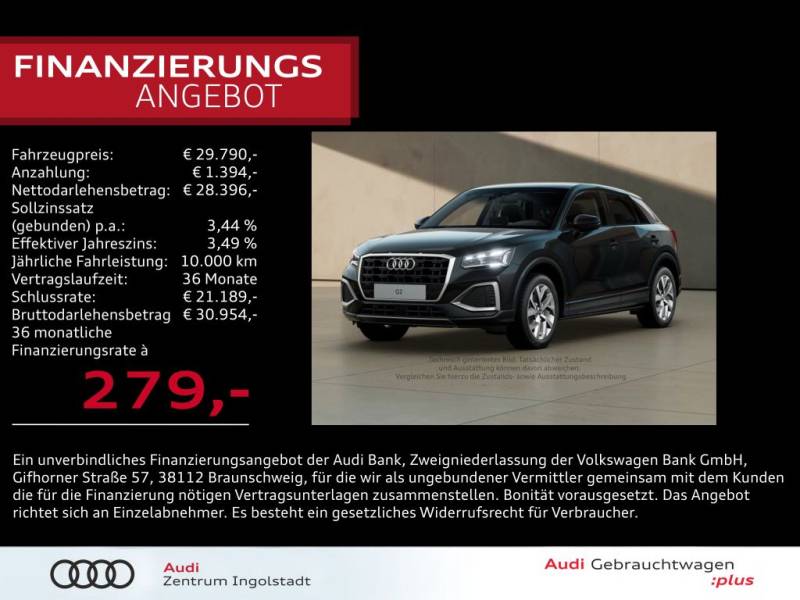 Audi Q2 35 TFSI NAVI+ MATRIX AHK 17" Advanced