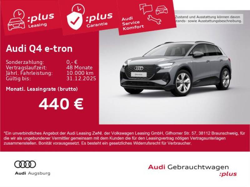 Audi Q4 e-tron 45 *S line*Opt.schw.*AHK*LED*8-fach*