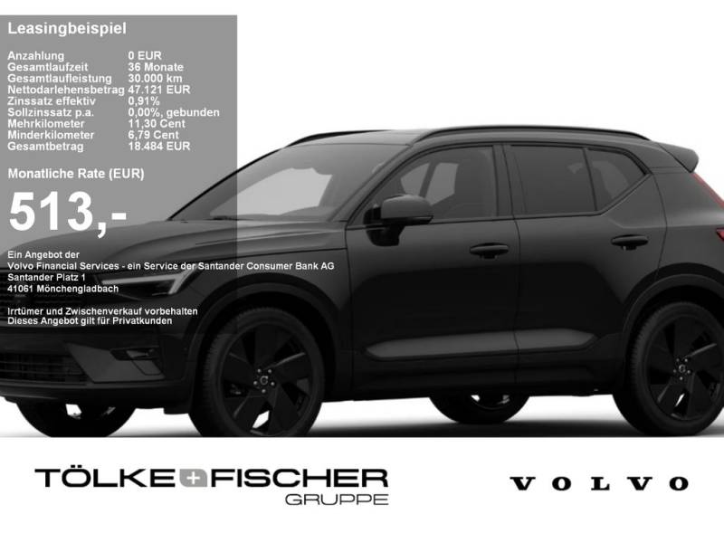 Volvo XC40 B3 Ultra Black Edition ACC AHK Licht Paket