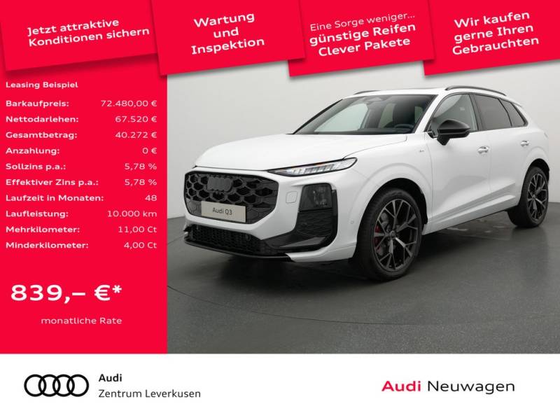 Audi Q3 S line quattro PANO HUD SONOS SHZ CARPLAY