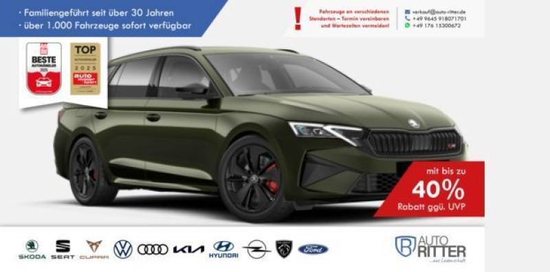 Skoda Octavia Combi RS ACC-RFK-PANO-LED-Carplay-Kli...