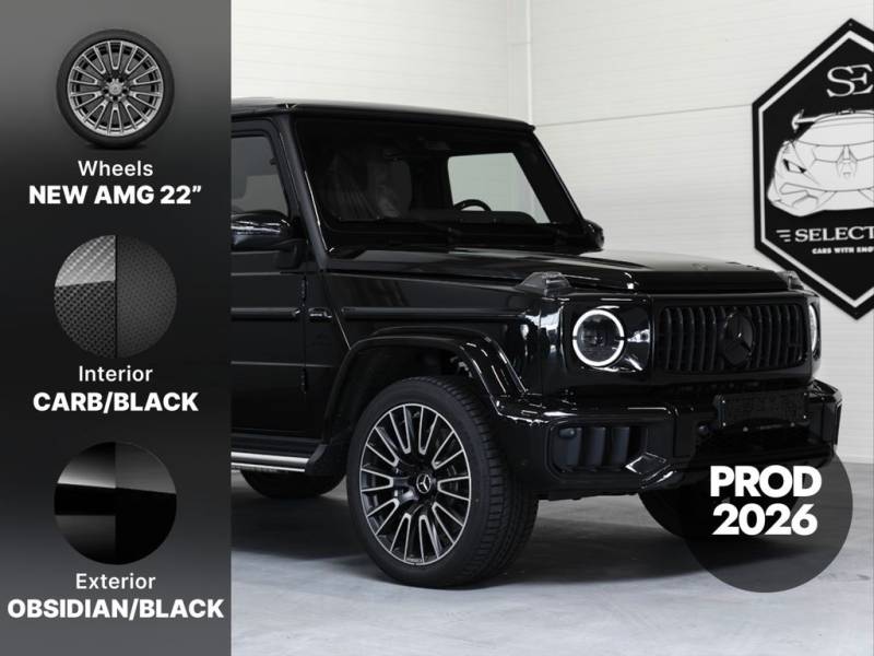 Mercedes-Benz G 63 AMG*PROD26*CARBON-IN*A22+PW1*BLACK/BLACK