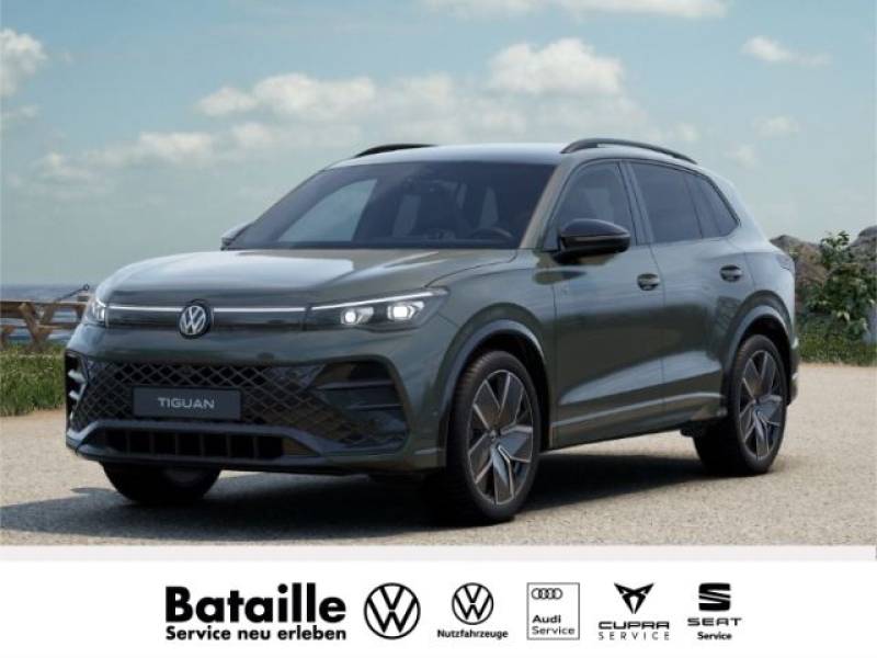 Volkswagen Tiguan R-Line 2,0 TDI DSG AHK Matrix DCC Black