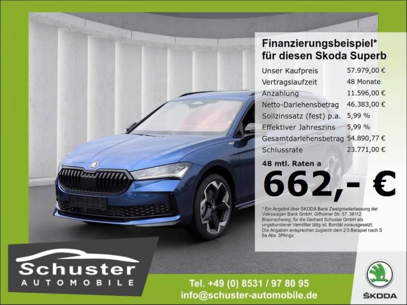 Skoda Superb Combi SPORTLINE 4x4 TDI*193PS StndHzg AHK