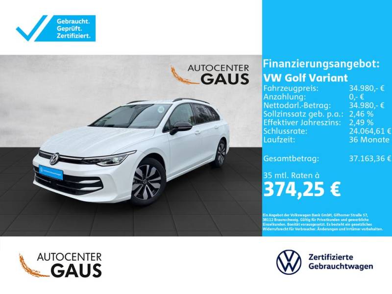 Volkswagen Golf VIII Variant Goal 2.0 TDI DSG AHK*Navi*Matr