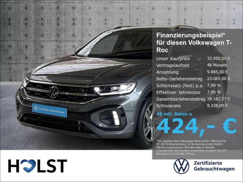 Volkswagen T-Roc 1.5 TSI EU6d 1.5TSI DSG R-Line GJR AHK RüF
