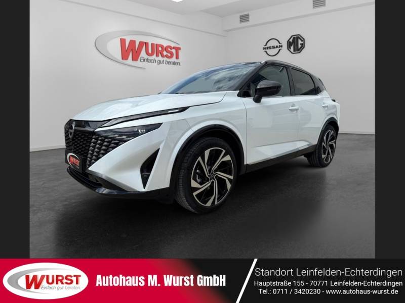 Nissan Qashqai Tekna+ EU6e MY24 1.3 DIG-T MHEV HUD Pano