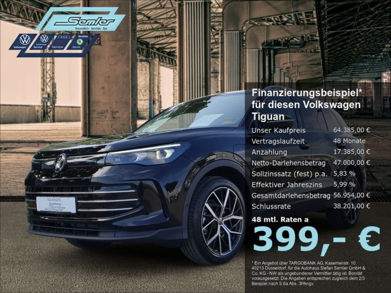 Volkswagen Tiguan 1.5l eHybrid Elegance  360 MATRIX AHK NAV