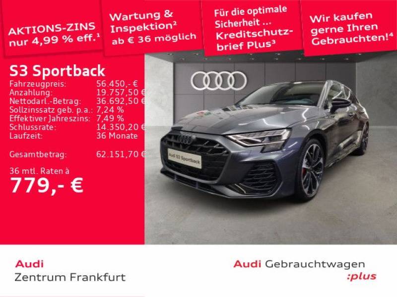 Audi S3 Sportback TFSI quattro S tronic Matrix-LED So