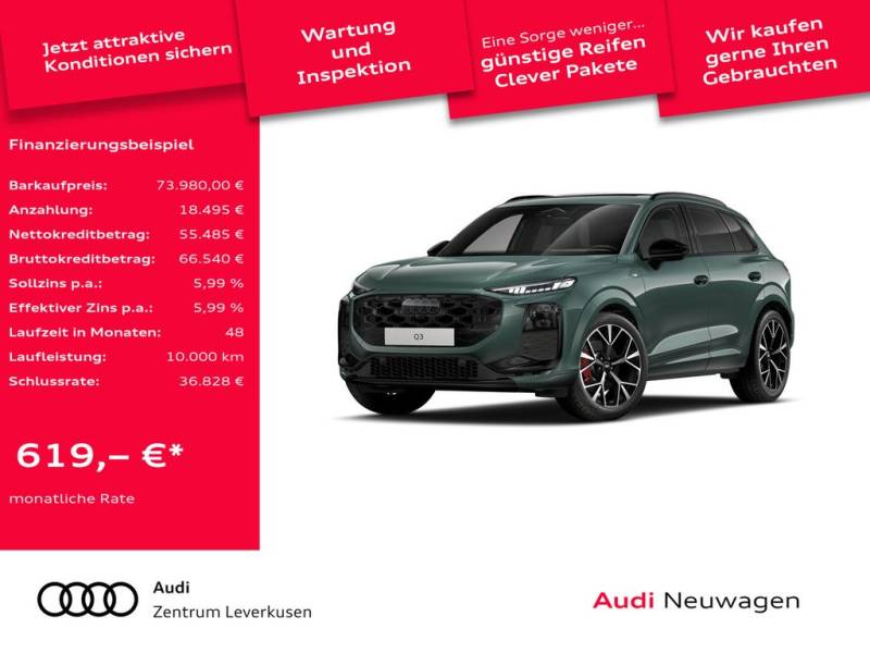 Audi Q3 TFSI quattro Sline AHK STANDHZ HUD PANO SONOS