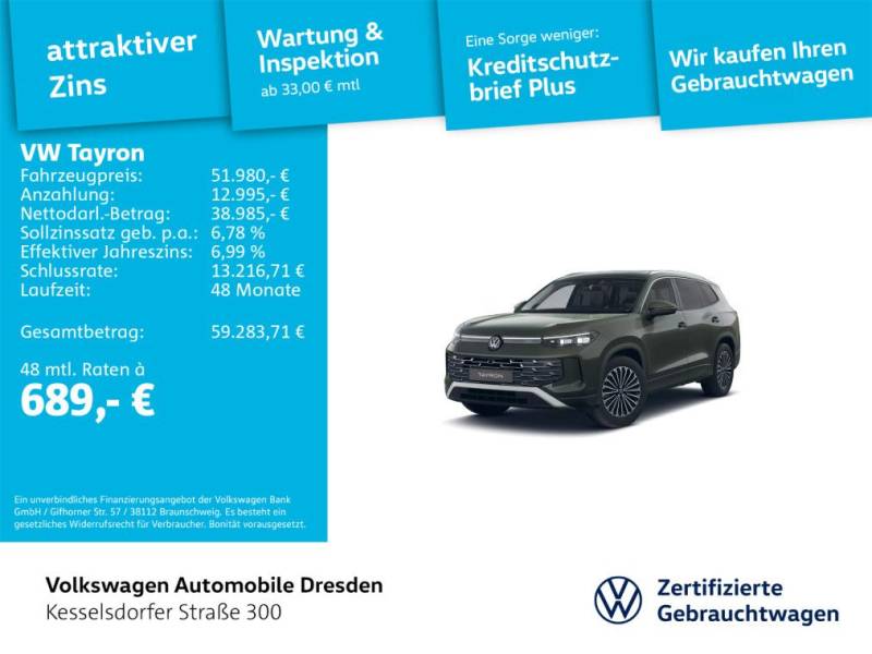 Volkswagen Tayron 1.5 TSI DSG Elegance