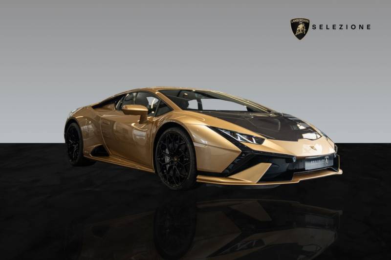Lamborghini Huracán Tecnica - Oro Elios - Carbon Trunk
